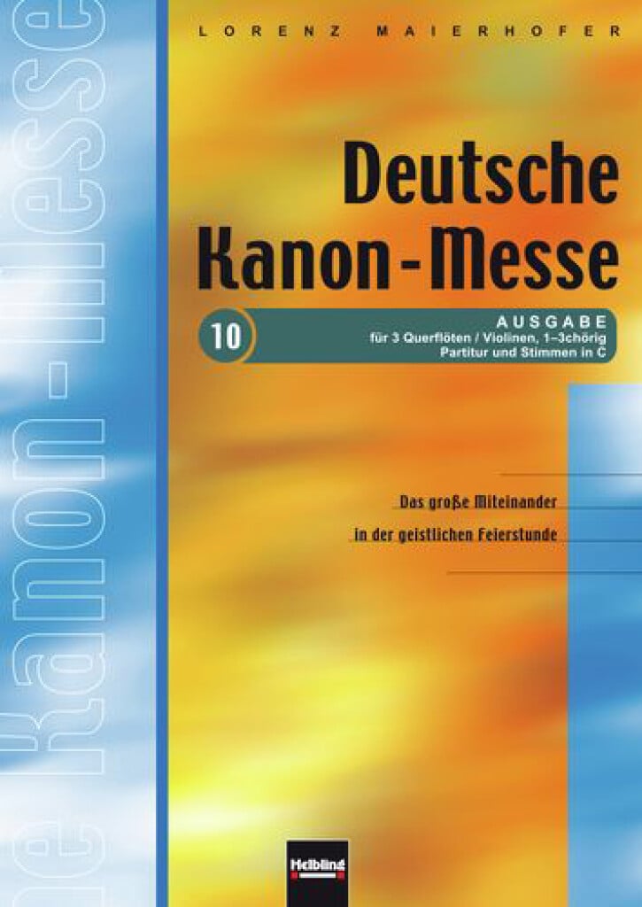 Deutsche Kanon-Messe Nr. 10